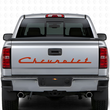 Adesivo in vinile con scritta Chevrolet in stile retrò per portellone di camion Chevy_4