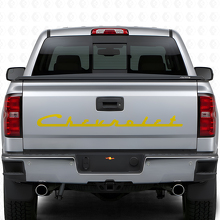 Adesivo in vinile con scritta Chevrolet in stile retrò per portellone di camion Chevy_5