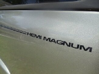 Dodge HEMI MAGNUM Pin Stripe Insert Decalcomanie + La tua scelta di colore