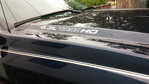 Adesivo in vinile per cofano 4.3L Vortec HO per Chevrolet Silverado