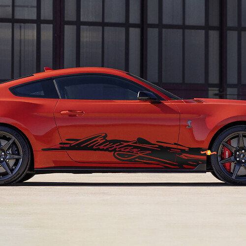 Adesivi laterali Mustang Side Splash per Ford Mustang
