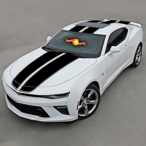 Chevrolet Camaro 2016- 2018 Top Rally Sport Stripes con tetto
