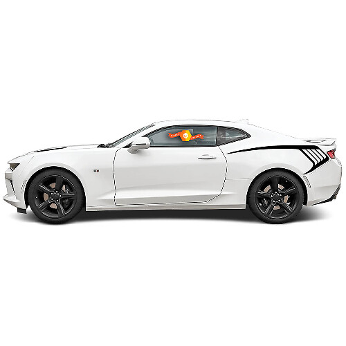 Adesivi in vinile a striscia laterale posteriore per Chevrolet Camaro 2016-2018