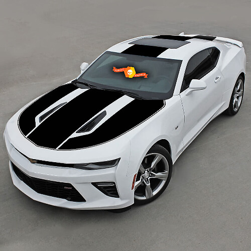 Strisce Laterali Intere da Corsa in Vinile per Chevrolet Camaro 2016-2018
