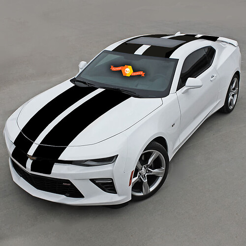 Chevrolet Camaro 2016-2018 Over The Top Racing Doppie strisce in vinile
