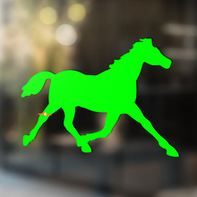Cavallo Vinile Arte Parete Finestra Bagno Adesivo Decalcomania #2
_2