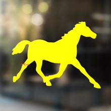 Cavallo Vinile Arte Parete Finestra Bagno Adesivo Decalcomania #2
_3