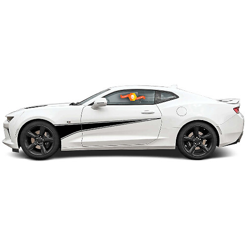 Adesivo in vinile laterale a strisce stile Tail Comet per Chevrolet Camaro 2010-2018