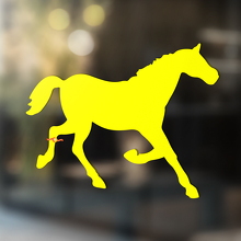 Cavallo Vinile Arte Parete Finestra Bagno Adesivo Decalcomania #4
_3