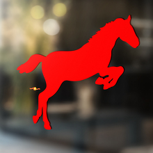 Cavallo Vinile Arte Parete Finestra Bagno Adesivo Decalcomania #6
_4
