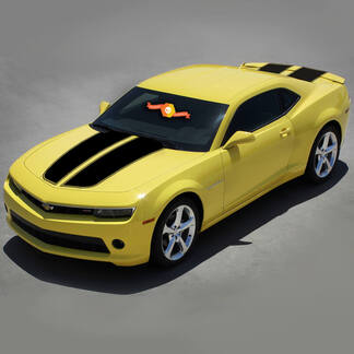 Chevrolet Camaro 2010-2015 Strisce Rally Racing Decalcomanie anteriori e posteriori
