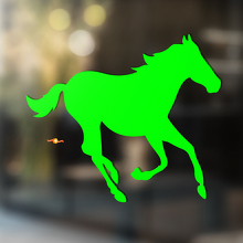 Cavallo Vinile Arte Parete Finestra Bagno Adesivo Decalcomania #7
_2