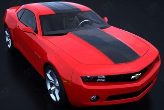 Over The Top Solid Center Stripe Kit — Adesivo in vinile (cofano, tetto, baule) per Chevrolet Camaro 2010-2015