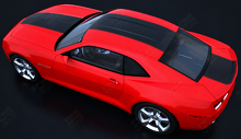 Over The Top Solid Center Stripe Kit — Adesivo in vinile (cofano, tetto, baule) per Chevrolet Camaro 2010-2015_2