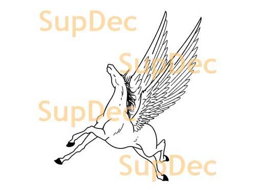 Cavallo Vinile Arte Parete Finestra Bagno Adesivo Decalcomania #8
