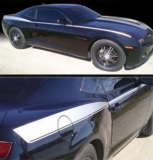 Legacy Style Upper Sport Stripe Pair — Adesivo in vinile (fianco) per Chevrolet Camaro 2010-2015