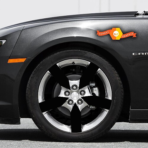 Set di Adesivi in Vinile per Sovrapposizione Inserti Ruota per Chevrolet Camaro 2010-2015