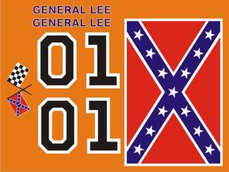 General Lee Decalcal Kit