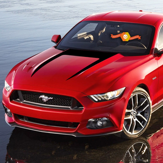 Ford Mustang 2015-2020 Decalcomania con striscia a U con accento sul cofano