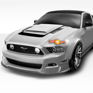 Ford Mustang 2013-2020 Accent Decal Stripe intorno al cofano Scoop Rsh8