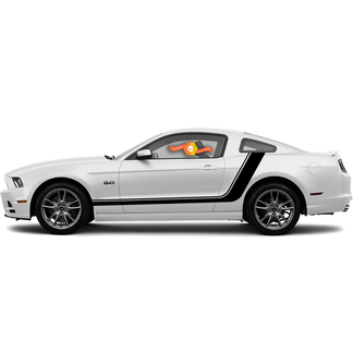 Ford Mustang 2010-2014 Strisce laterali in stile hockey