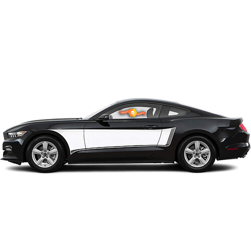 Accenti accento a strisce in vinile adesivi per Ford Mustang 2015-2020
