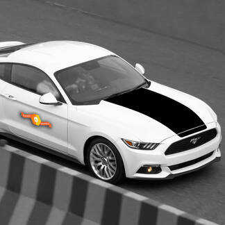 Ford Mustang 2015-2020 Striscia di decalcomania oscurante con accento sul cofano esteso