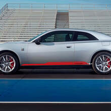 Adesivi Strisce Laterali Sottoporta 2 per Dodge Charger Elettrico 3