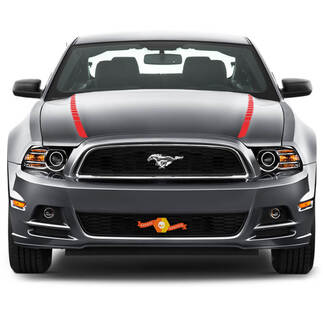 Ford Mustang 2013-2020 Hood Spear Side Accent Stripes