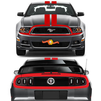 Ford Mustang 2013-2020 Over-The-Top Strisce stile retrò