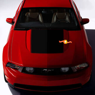 Decalcomania per cofano oscurante per cofano adatta per Ford Mustang 2005-2024
