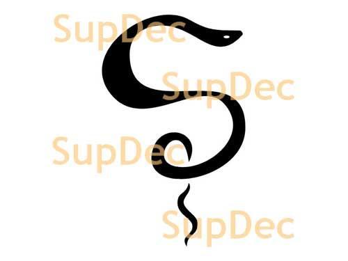 Serpente Vinile Arte Parete Finestra Bagno Adesivo Decalcomania rimovibile#10
