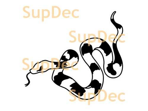 Serpente Vinile Arte Parete Finestra Bagno Adesivo Decalcomania rimovibile#11
