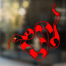 Serpente Vinile Arte Parete Finestra Bagno Adesivo Decalcomania rimovibile#11
_4