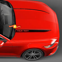 Strisce a lancia sul cappuccio del cofano per Ford Mustang 2010-2024
 3