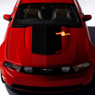 Decalcomania per l'accento sul cofano per Ford Mustang 2005-2024 GT stile 2

