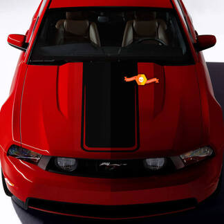 Decalcomania per l'accento sul cofano per Ford Mustang 2005-2024 in stile contorno
