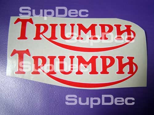 Adesivo in Vinile con Logo Moto Triumph