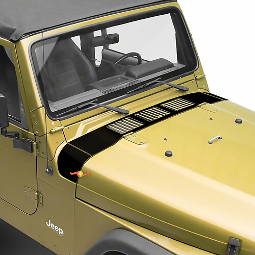 Adesivo per cappuccio cofano Jeep Wrangler TJ
