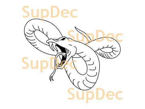 Serpente Vinile Arte Parete Finestra Bagno Adesivo Decalcomania rimovibile#14
