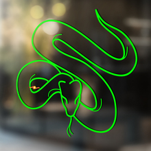 Serpente Vinile Arte Parete Finestra Bagno Adesivo Decalcomania rimovibile#15
_2