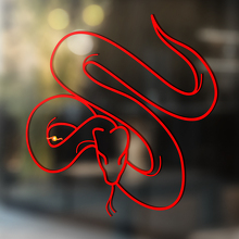 Serpente Vinile Arte Parete Finestra Bagno Adesivo Decalcomania rimovibile#15
_4