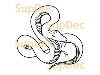 Serpente Vinile Arte Parete Finestra Bagno Adesivo Decalcomania rimovibile#16
