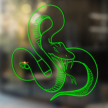 Serpente Vinile Arte Parete Finestra Bagno Adesivo Decalcomania rimovibile#16
_2