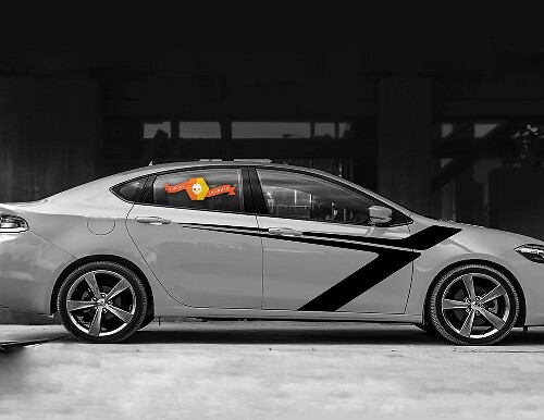 DODGE DART 2013 - 2020 STRISCE SPORTIVE CON ACCENTO LATERALE