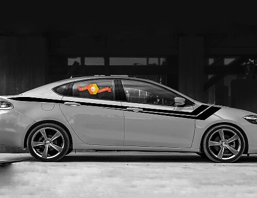 Dodge Dart 2013-2020 Side Accent Fender Hash Long Stripes