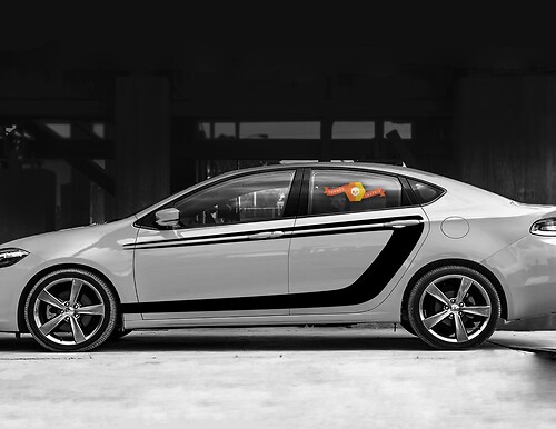 Accento laterale Stripes C-Stripes per Dodge Dart
