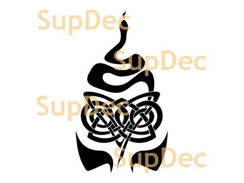 Serpente Vinile Arte Parete Finestra Bagno Adesivo Decalcomania rimovibile#20
