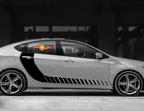 Decali per le strisce di hockey laterale dell'accento porta per Dodge Dart
