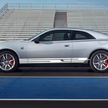 Strisce decalcomanie per pannello laterale 2 per Dodge Charger Electric 2